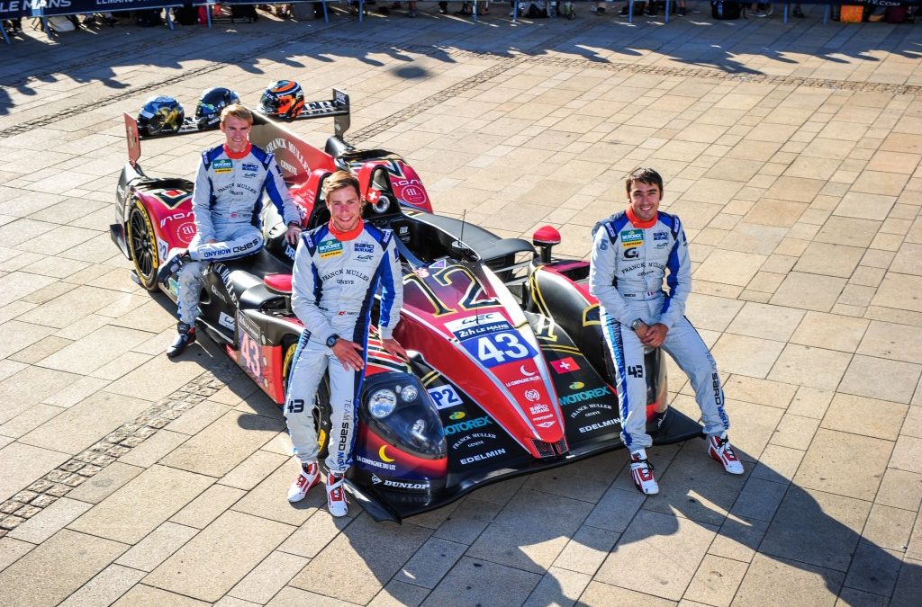 PIERRE RAGUES DÉVOILE SON NOUVEAU CASQUE LORS DES VÉRIFICATIONS TECHNIQUES POUR CE DÉBUT DE SEMAINE AUX 24H DU MANS