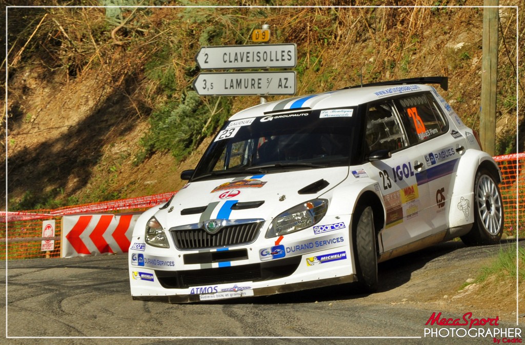 PIERRE RAGUES A ENCORE ÉTONNÉ MAIS A ÉTÉ FRAPPE PAR LA MALCHANCE AU RALLYE LYON CHARBONNIÈRES